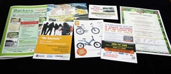 Leaflets, flyers, menus, etc.